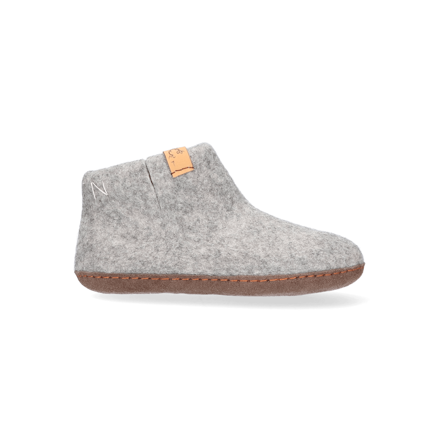 Tofvel Luna Kids Wolvilt Sloffen Marbled Light Grey