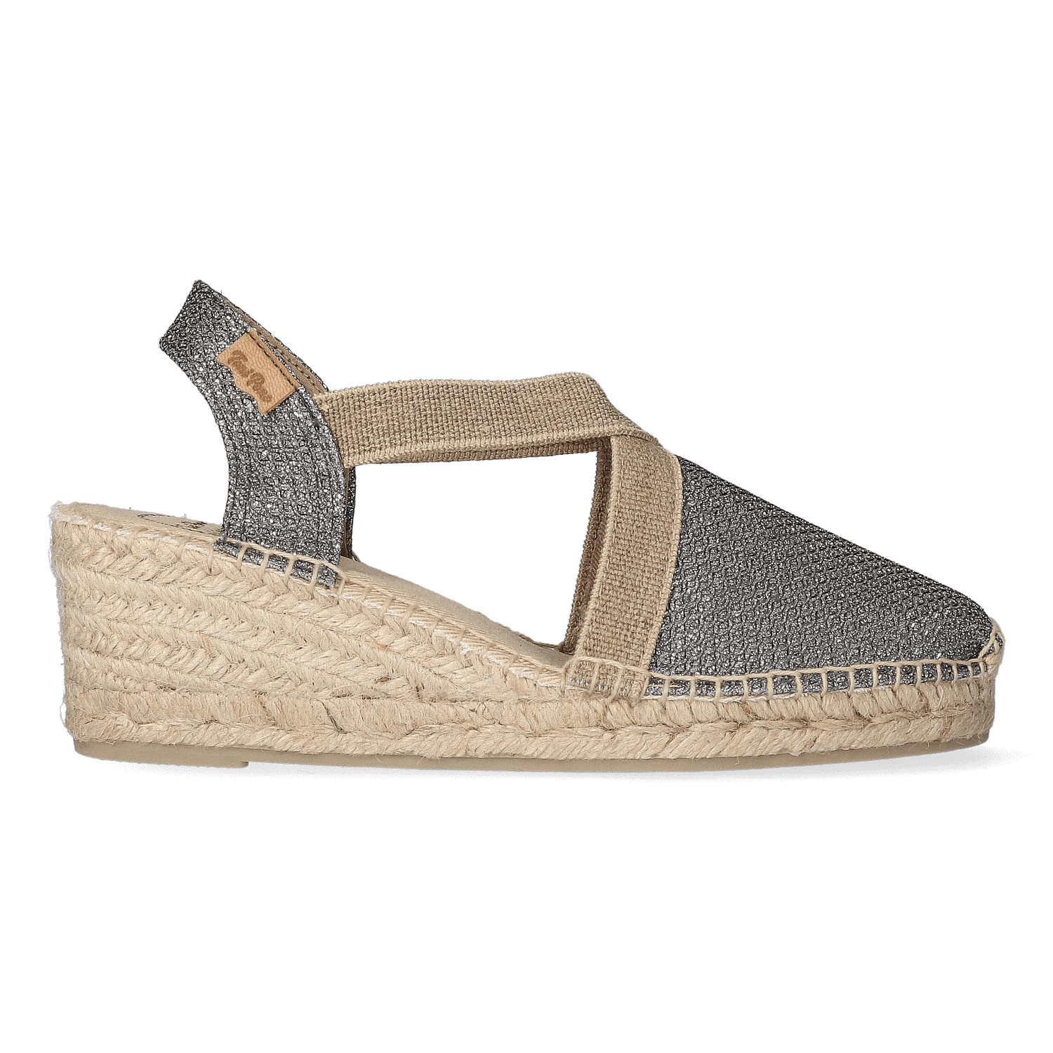 Toni Pons Triton Dames Espadrilles Plom | Grijs | Textiel | Maat 42 | TRITONplom