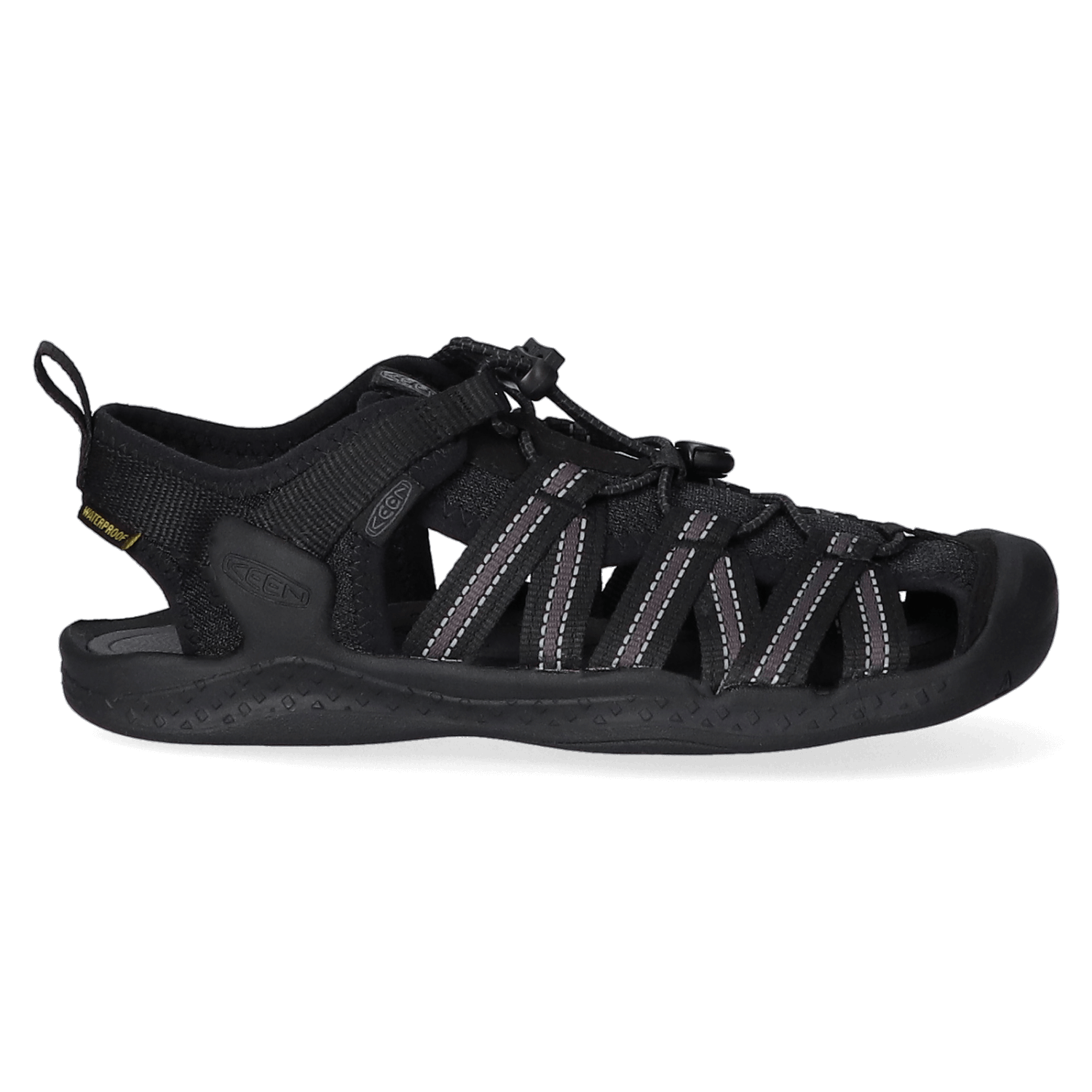 Keen Drift Creek H2 Dames Outdoor Sandalen Black/Black | Zwart | Polyester | Maat 41 | K1026126