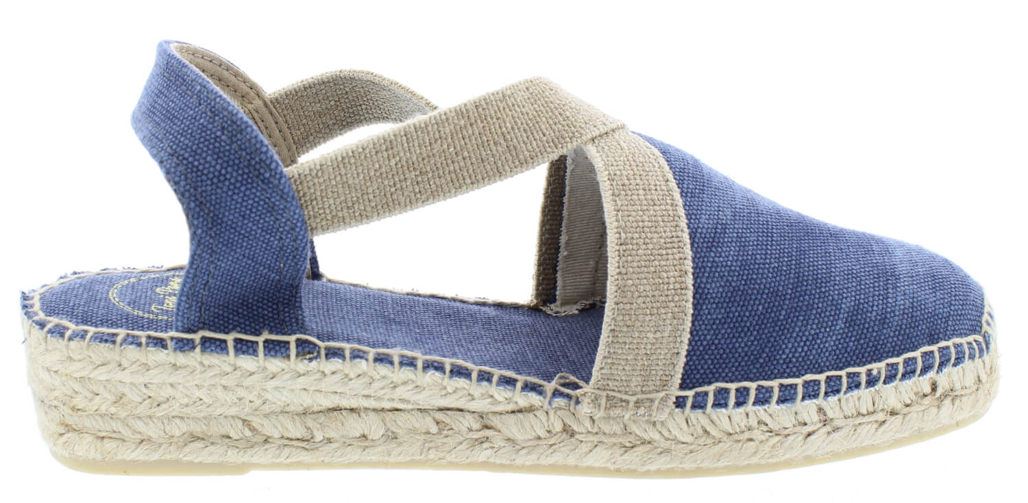 Toni Pons Verdi-V Dames Espadrilles - marine - Maat 37