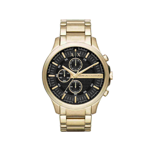 Armani Exchange – Steel Watch Stainless Gold-Tone Krishna Watc Moonphase Multifunction
