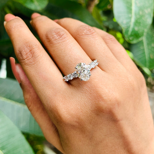 Prim Moissanite Ring