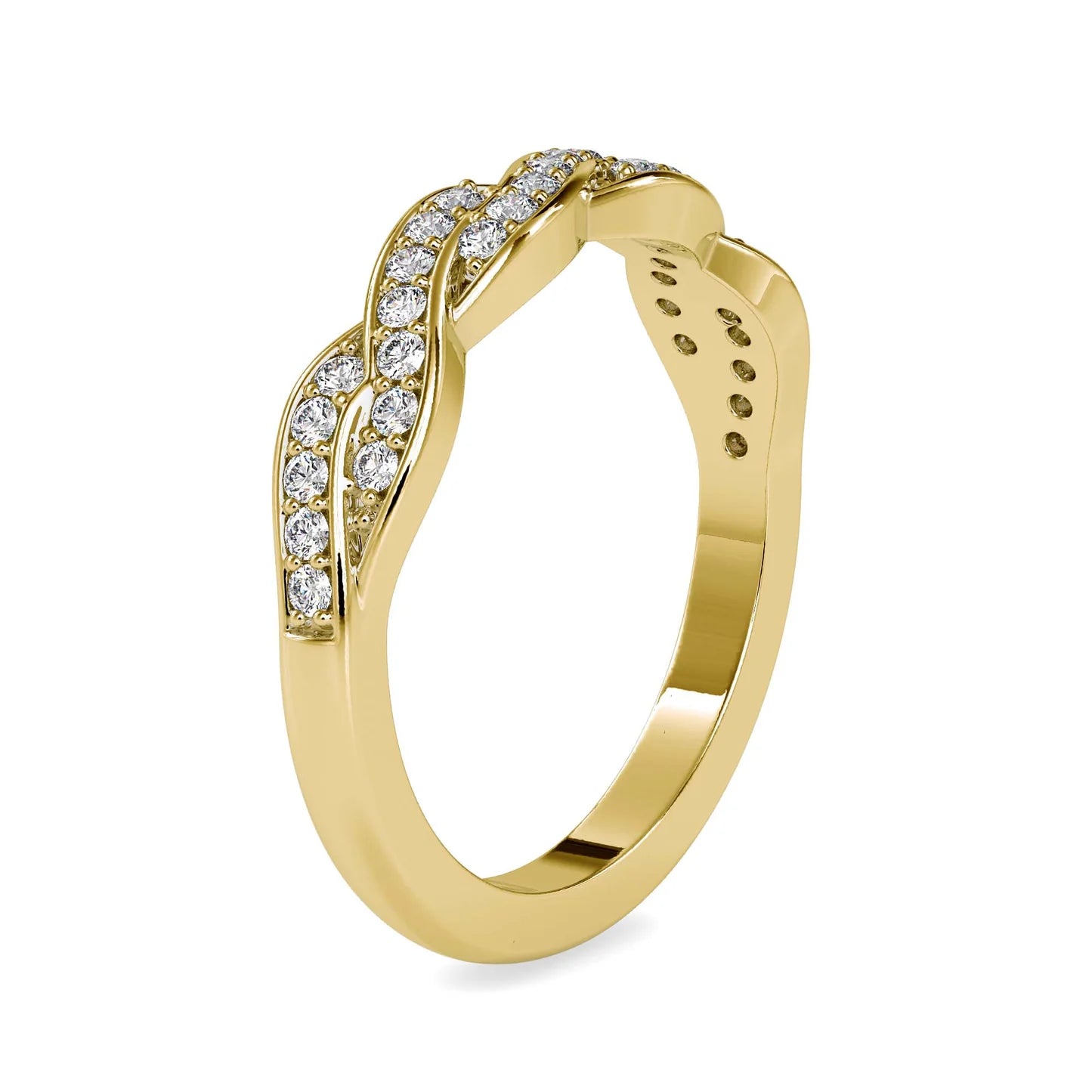 stackable diamond ring