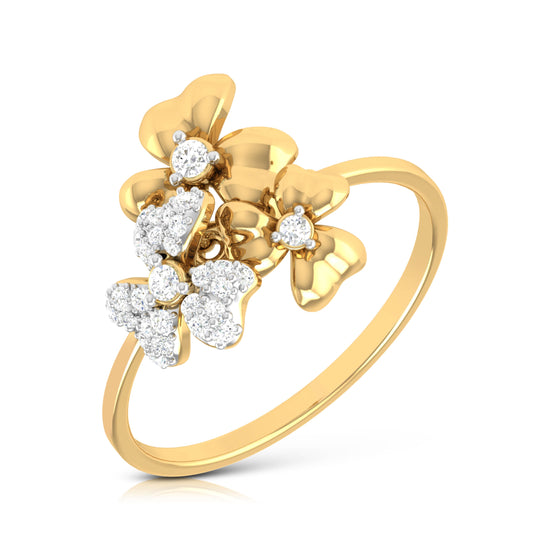 1 Gram Gold Plated with Diamond Eye-Catching Design Ring for Ladies - Style  LRG-024 – Soni Fashion®