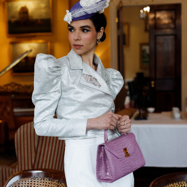 Sabrina Scala handmade woven leather handbag in-side out fashion with  classic | Leather handbags, Handbag, Hermes kelly