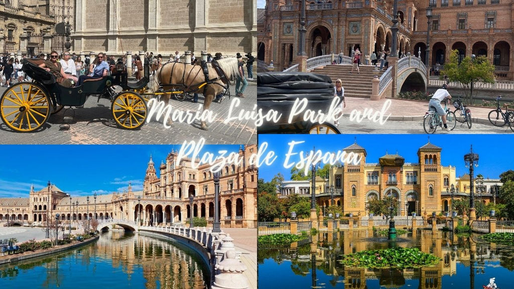Maria Luisa Park and Plaza de Espana by horse and carriage