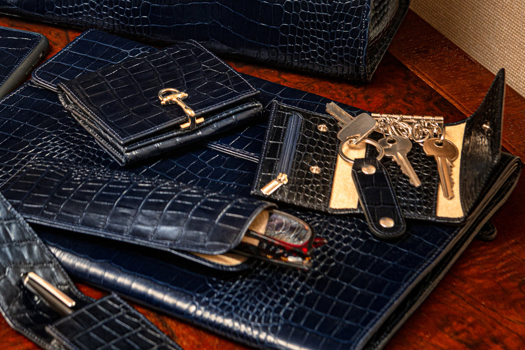 Mock croc leather products
