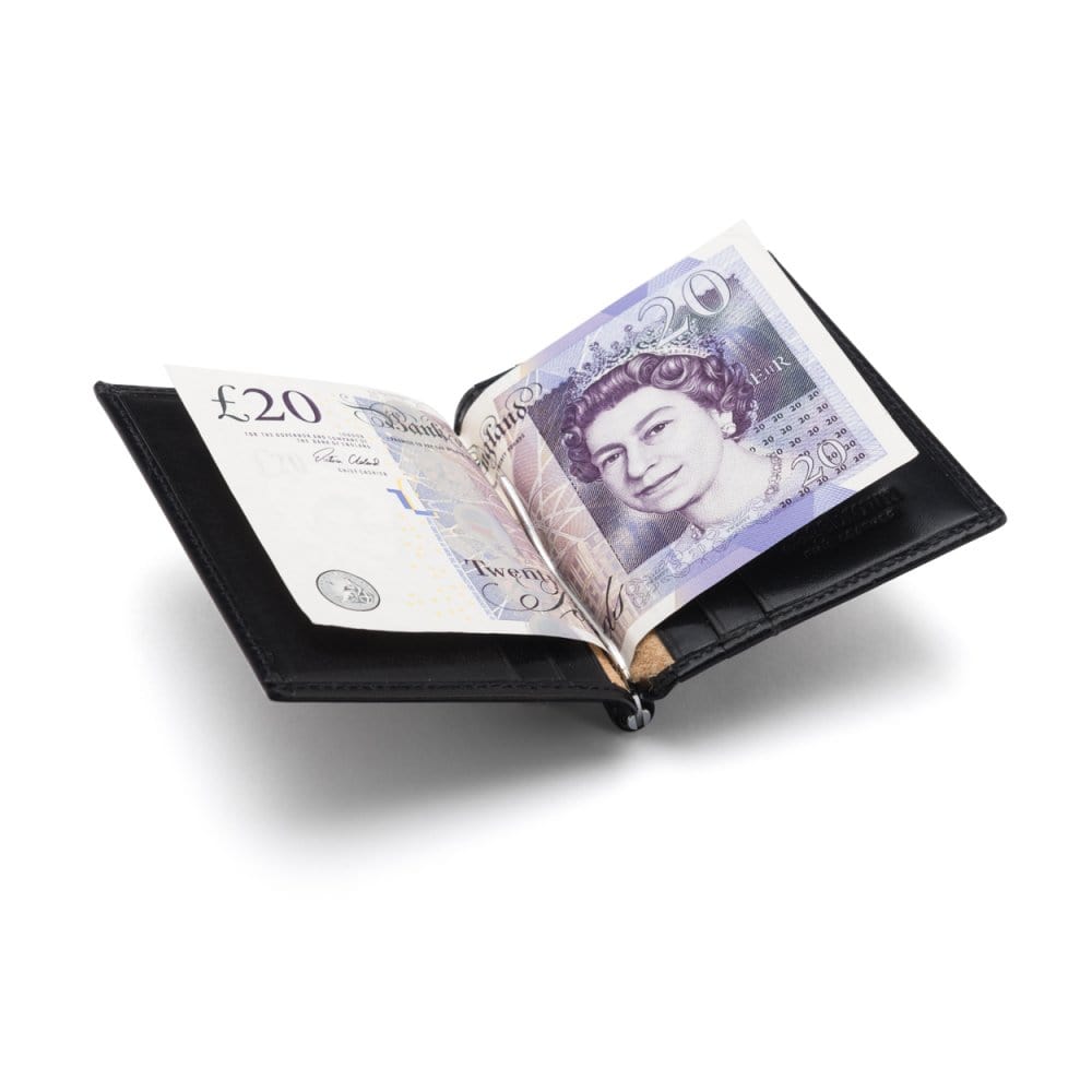 RFID Money Clip Wallet - Black