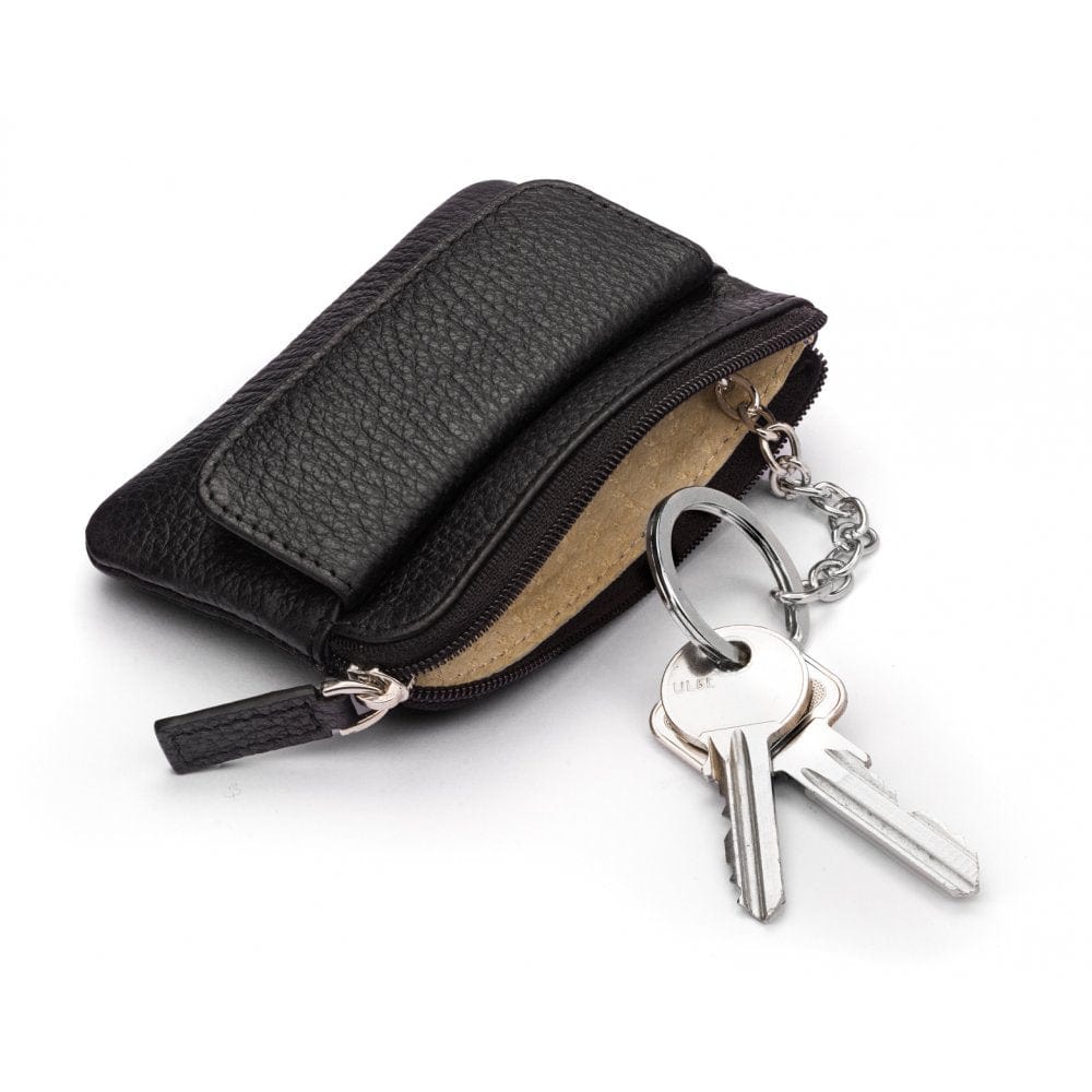 Troika Schlusselloch Leather Coin Wallet Keychain Combo
