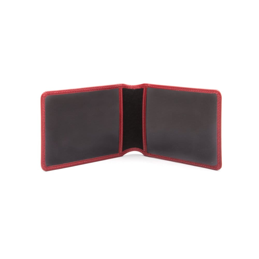 Leather Oyster Card Holder, Red | Travel Cards | SageBrown