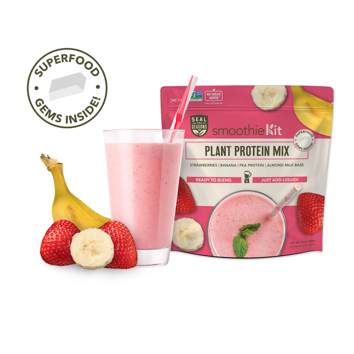 Pailles à smoothie en silicone réutilisables - Danesco - Doyon Després