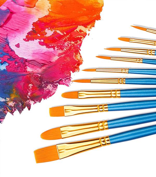 Paint by Number Brushes (10pcs/Set) – diyartpaint