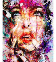 Load image into Gallery viewer, Captivating Abstract Lady Paint by Numbers - Art Providore