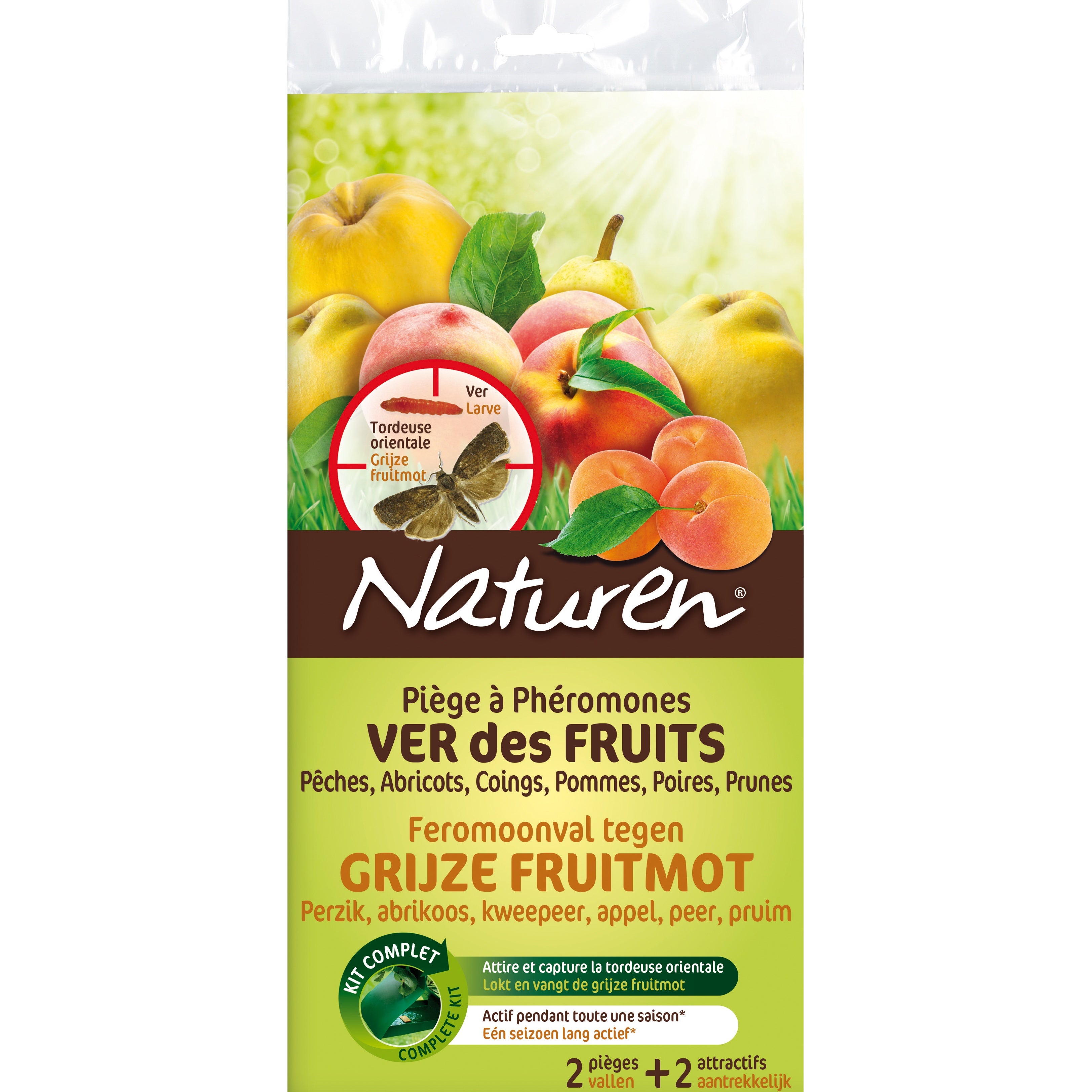 Pièges à phéromones - Ver des fruits NATUREN
