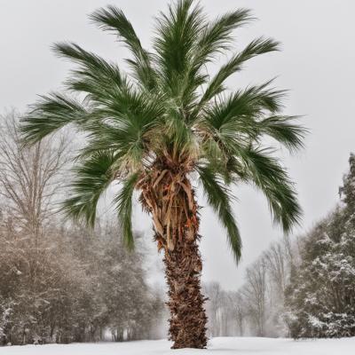 L'entretien des palmiers extérieurs en hiver