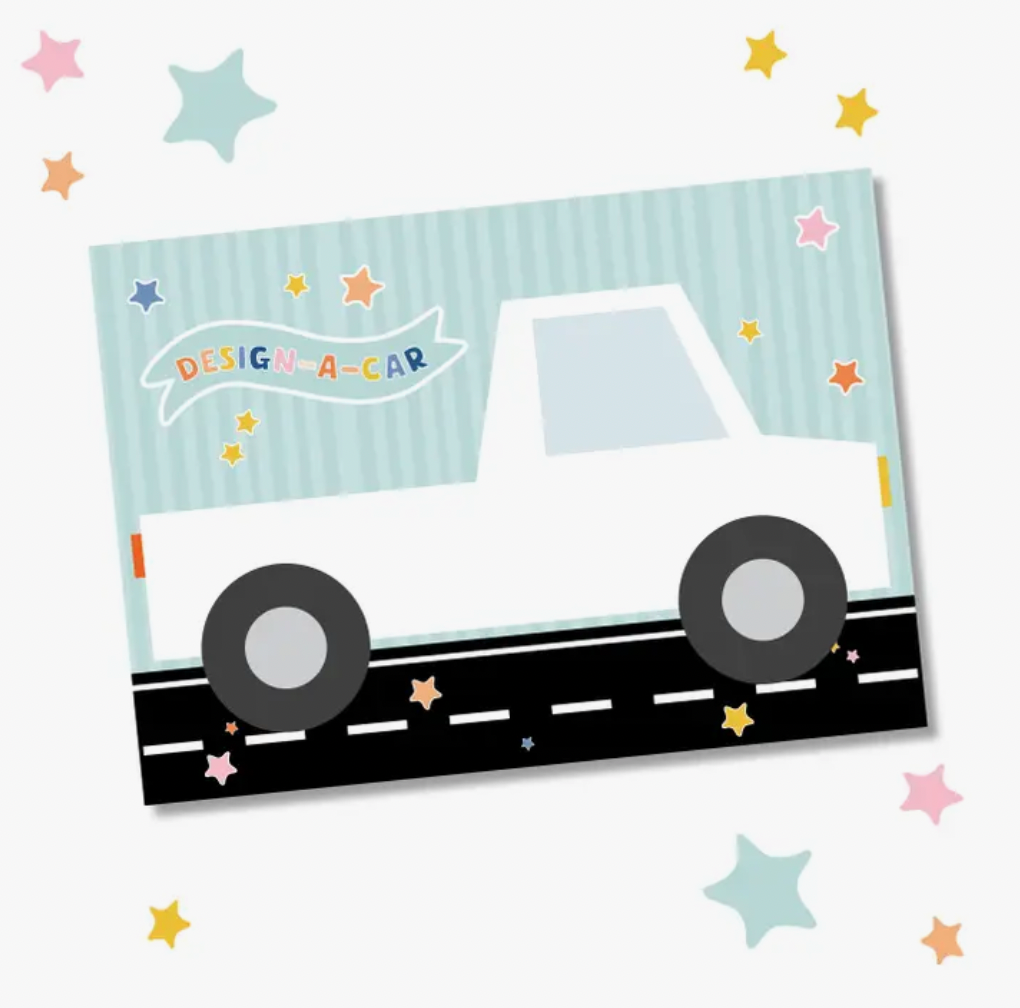 Design-A-Car Pretend Play Notepad