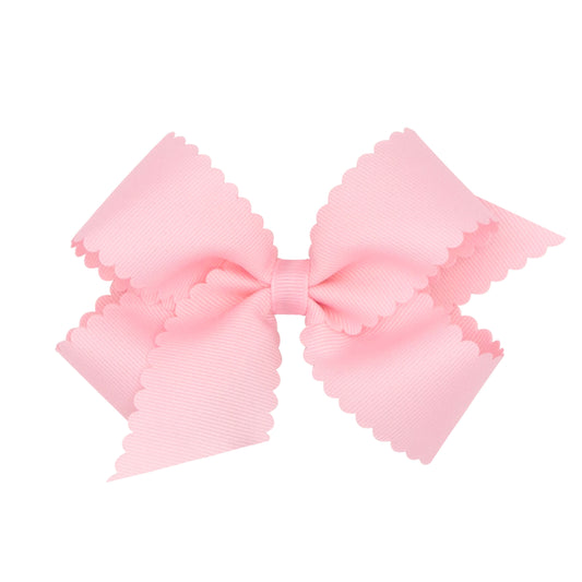 Wee Ones Small Grosgrain Bow Light Pink