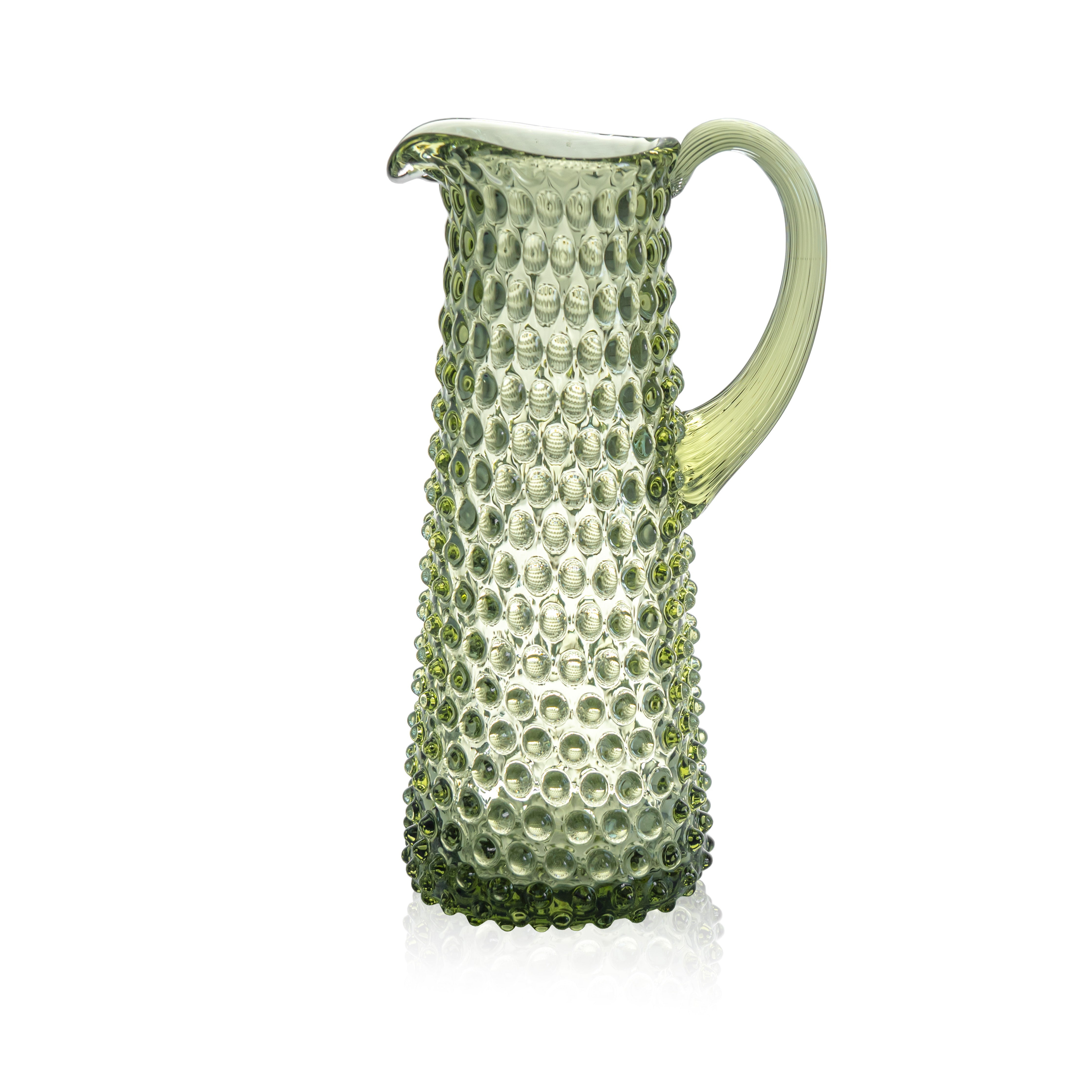 Vysoký Hobnail Džbán Olive Green