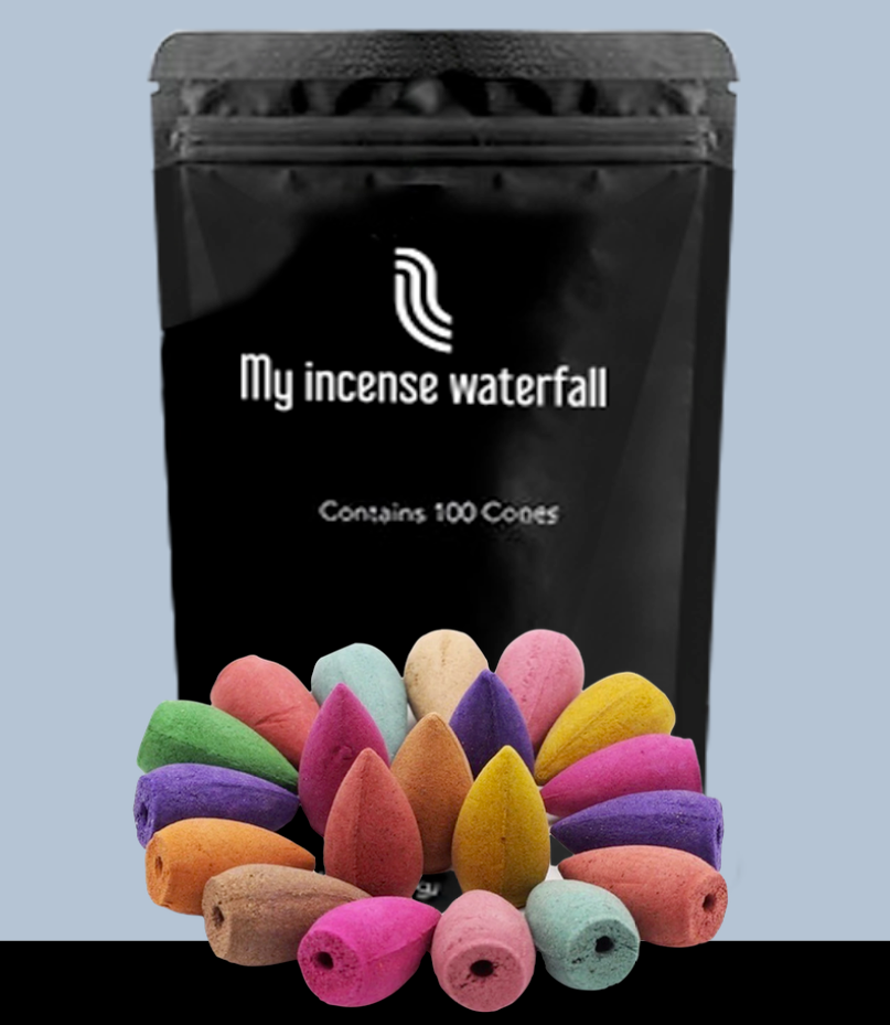 100 Incense Cones Refill Pack My Incense Waterfall