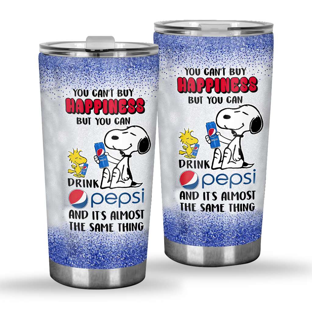 Happiness - Blue Soft Drink Tumbler 0323