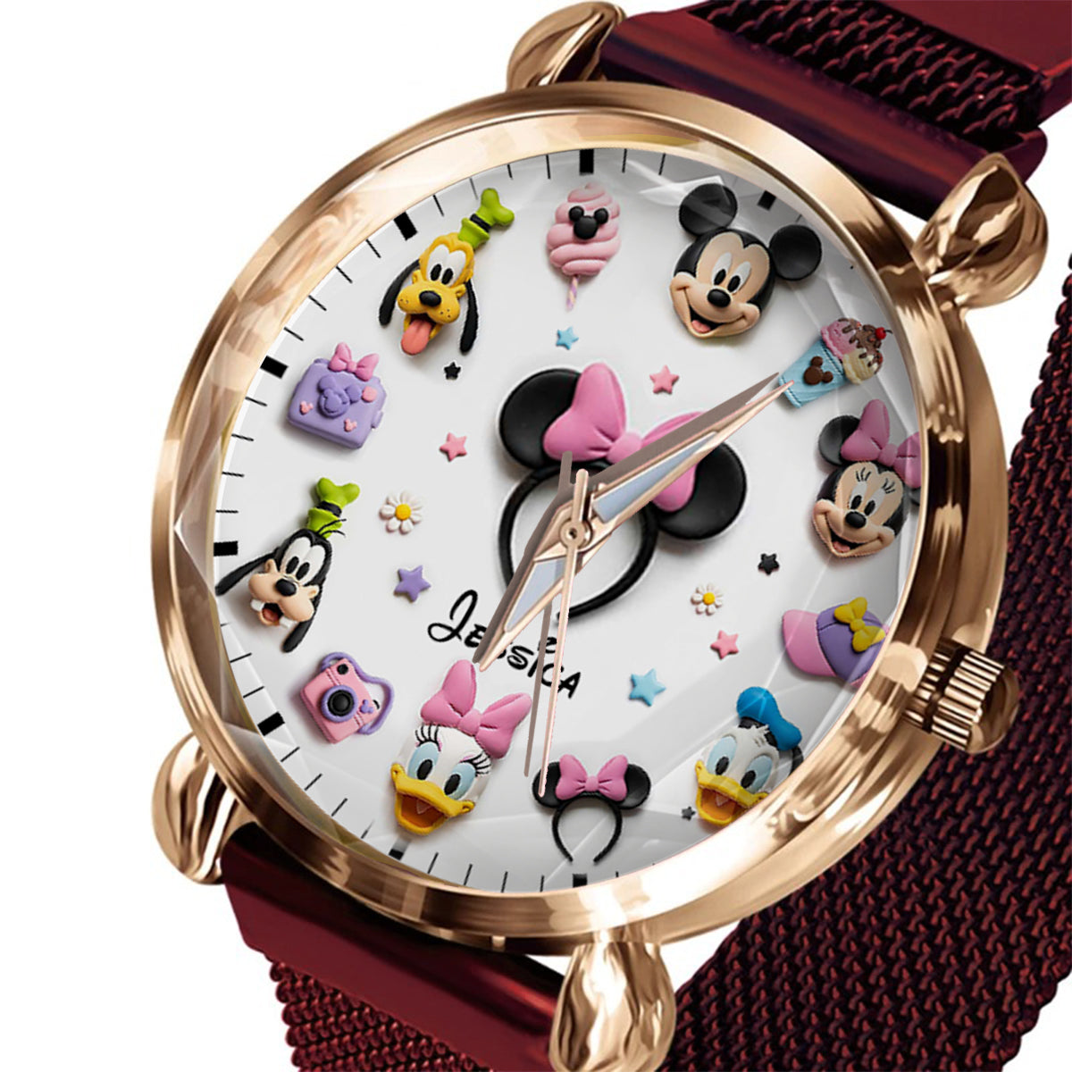 Magical World - Personalized Mouse Women Hand Watch