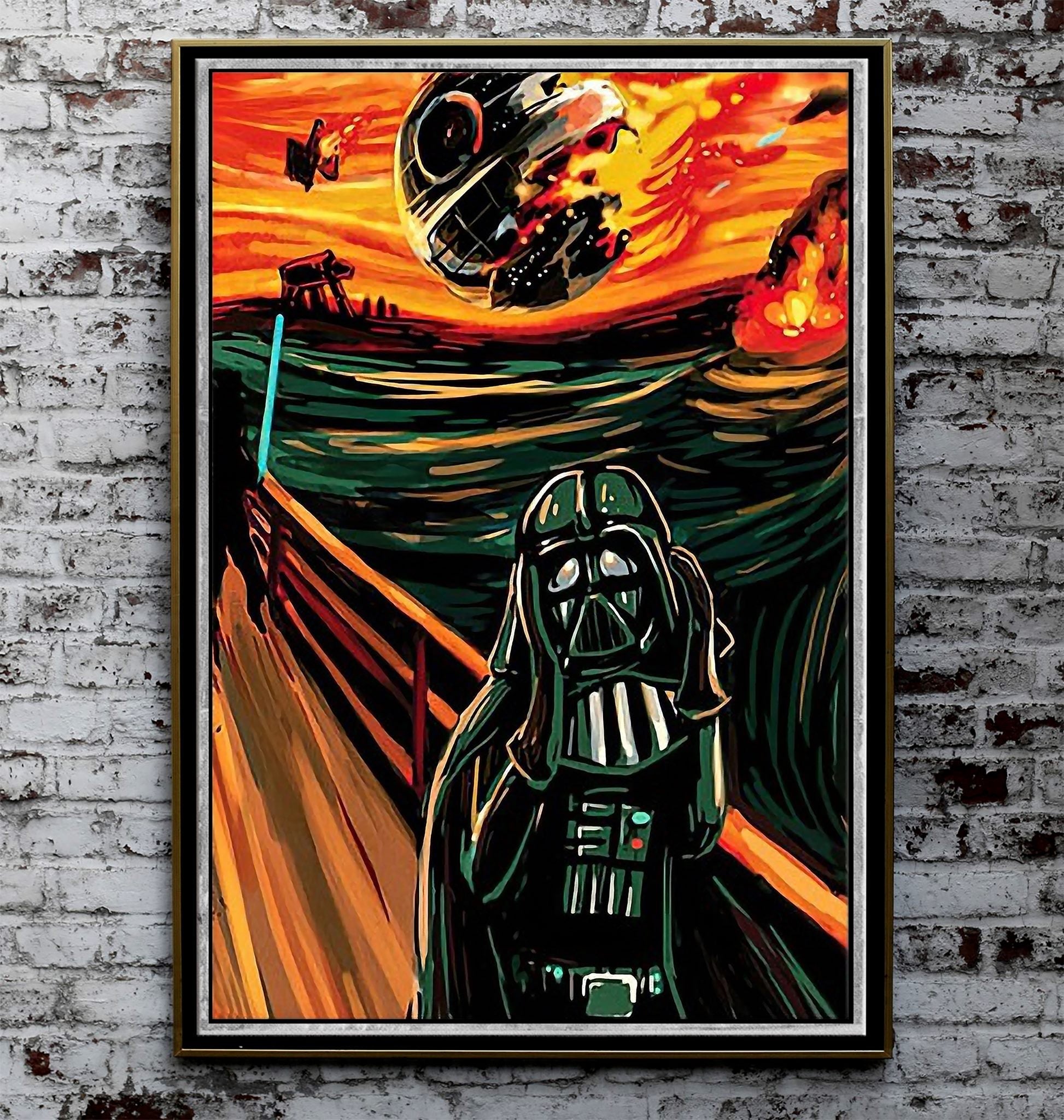 The Dark Side - The Force Canvas And Poster 0523
