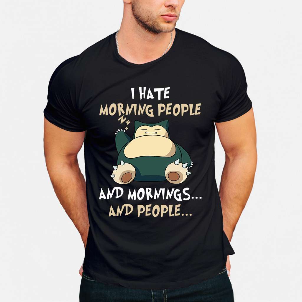 I Hate Morning People Monster Trainer T-shirt and Hoodie 0223