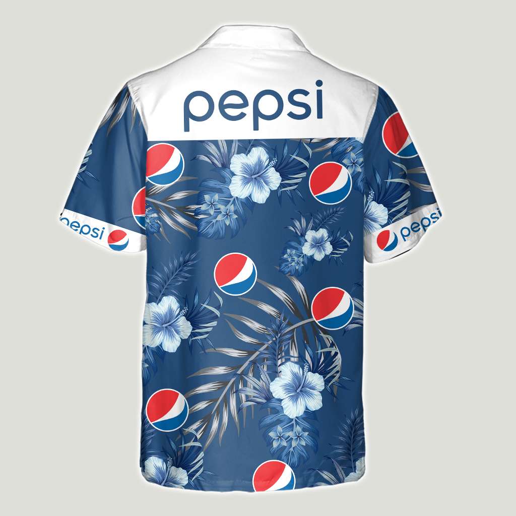 Tropical - Blue Soft Drink Hawaiian Shirt 0323