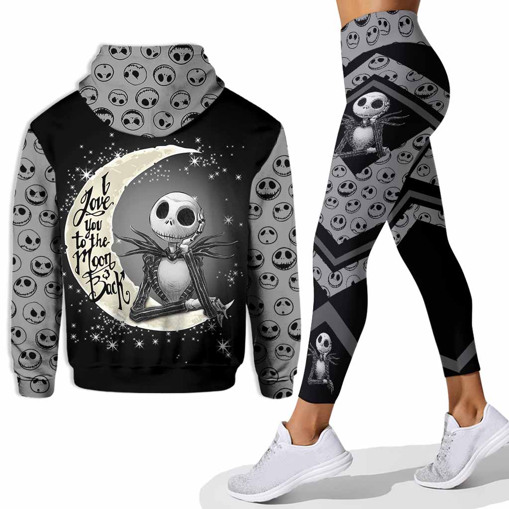 I Love You To The Moon And Back - Personalized Nightmare Hoodie And Leggings