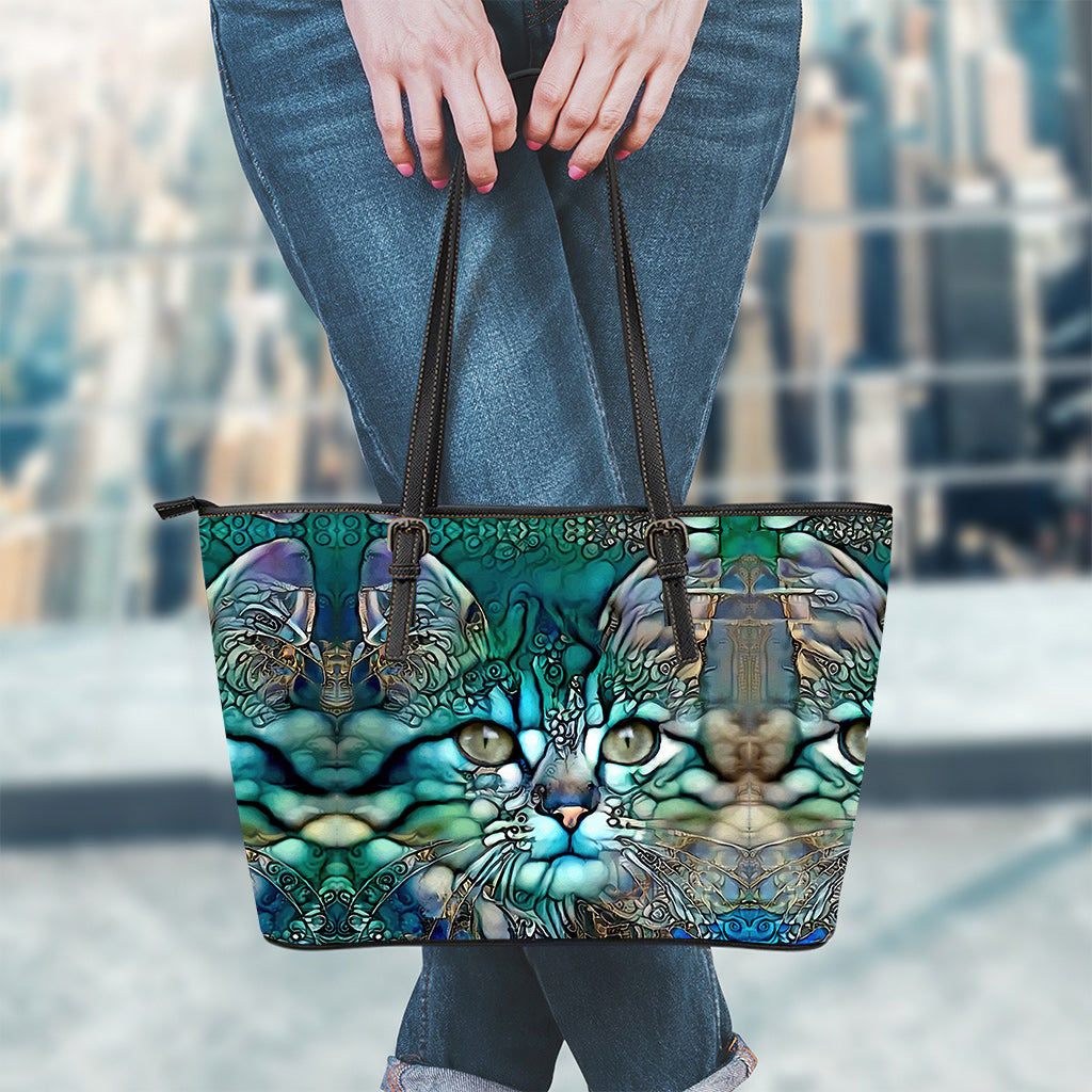 Cat Lover Cat Leather Bag 0622