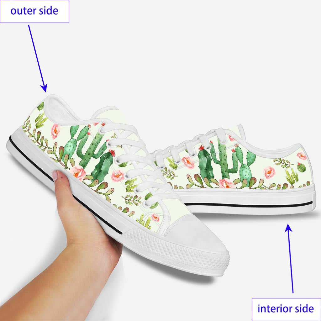 Lovely Cactus Cactus Low Top Shoes 0622
