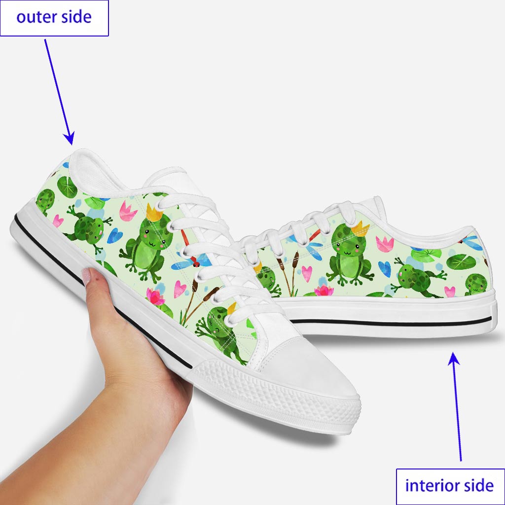 Lovely Frogs Frog Low Top Shoes 0622