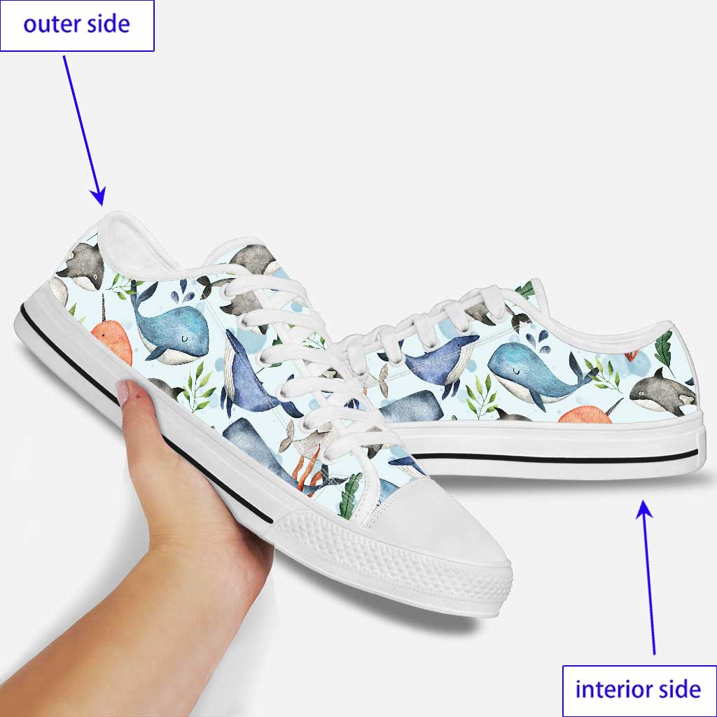 Lovely Whales Whale Low Top Shoes 0622