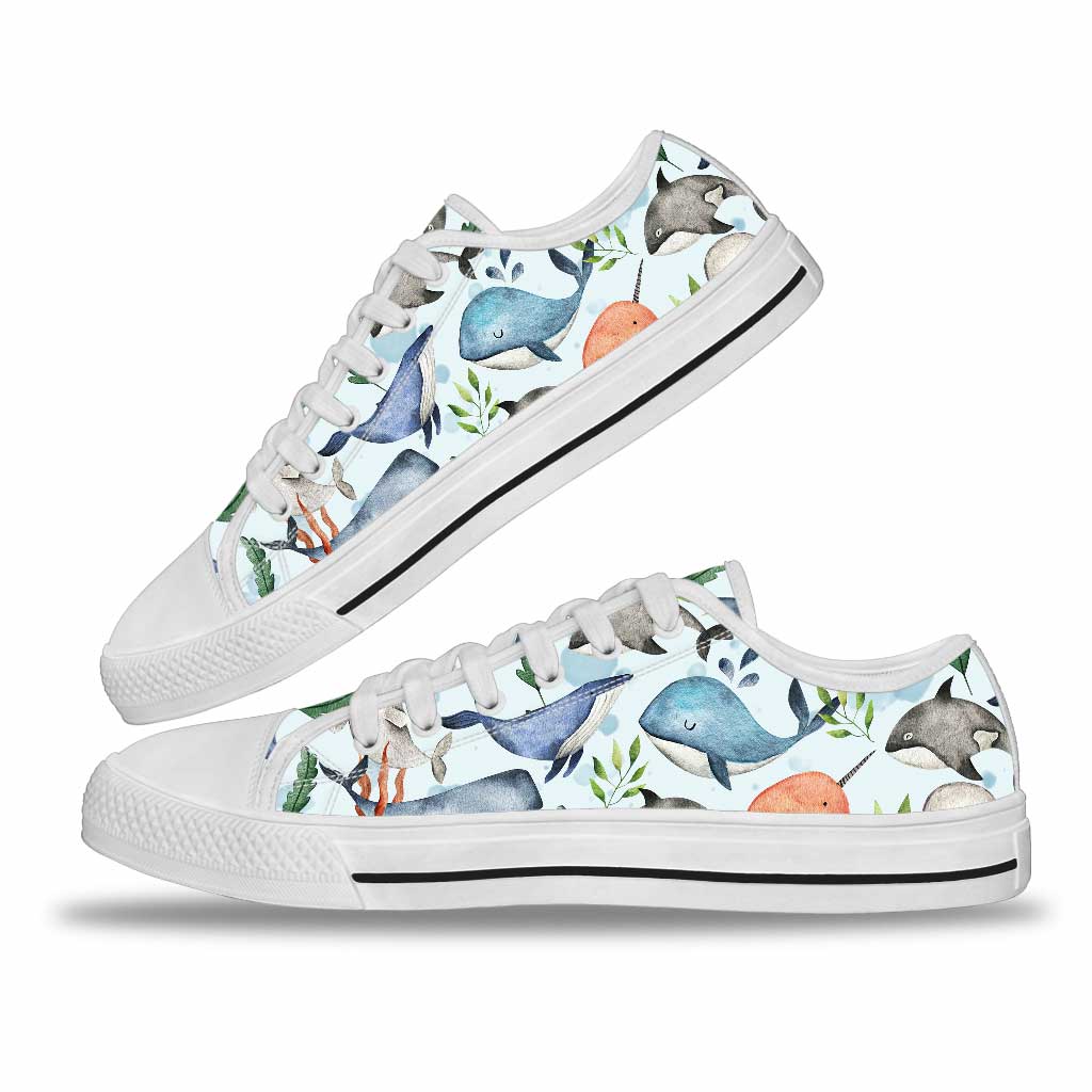 Lovely Whales Whale Low Top Shoes 0622