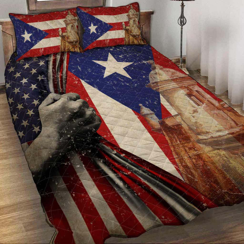 Puerto Rican American Puerto Rican Quilt Set 0622