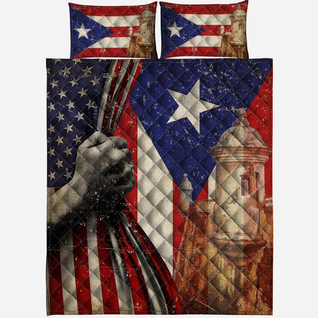 Puerto Rican American Puerto Rican Quilt Set 0622