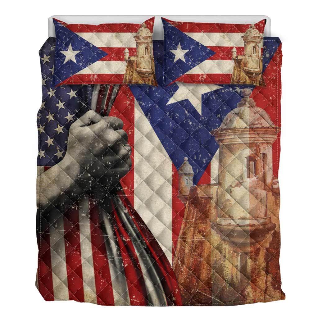 Puerto Rican American Puerto Rican Quilt Set 0622