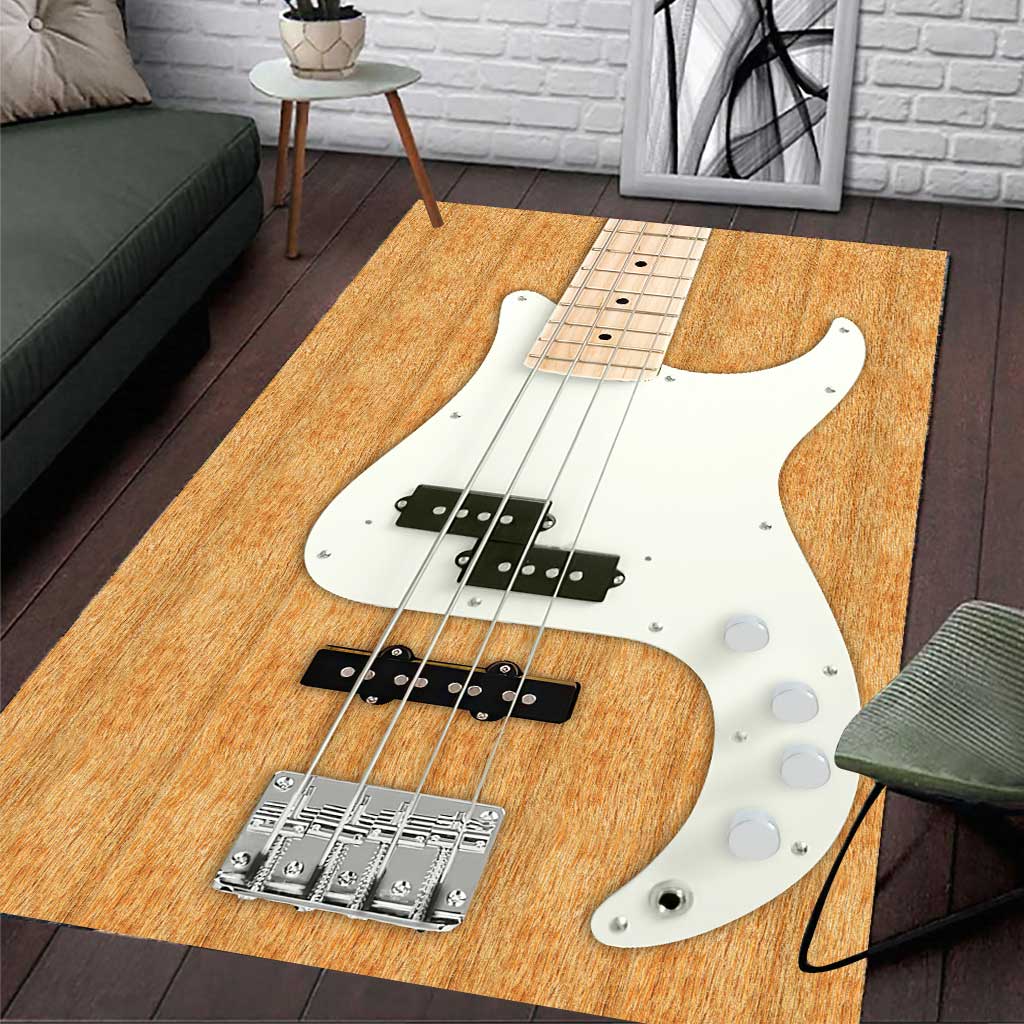 Bass Guitar Guitar Rug 0622