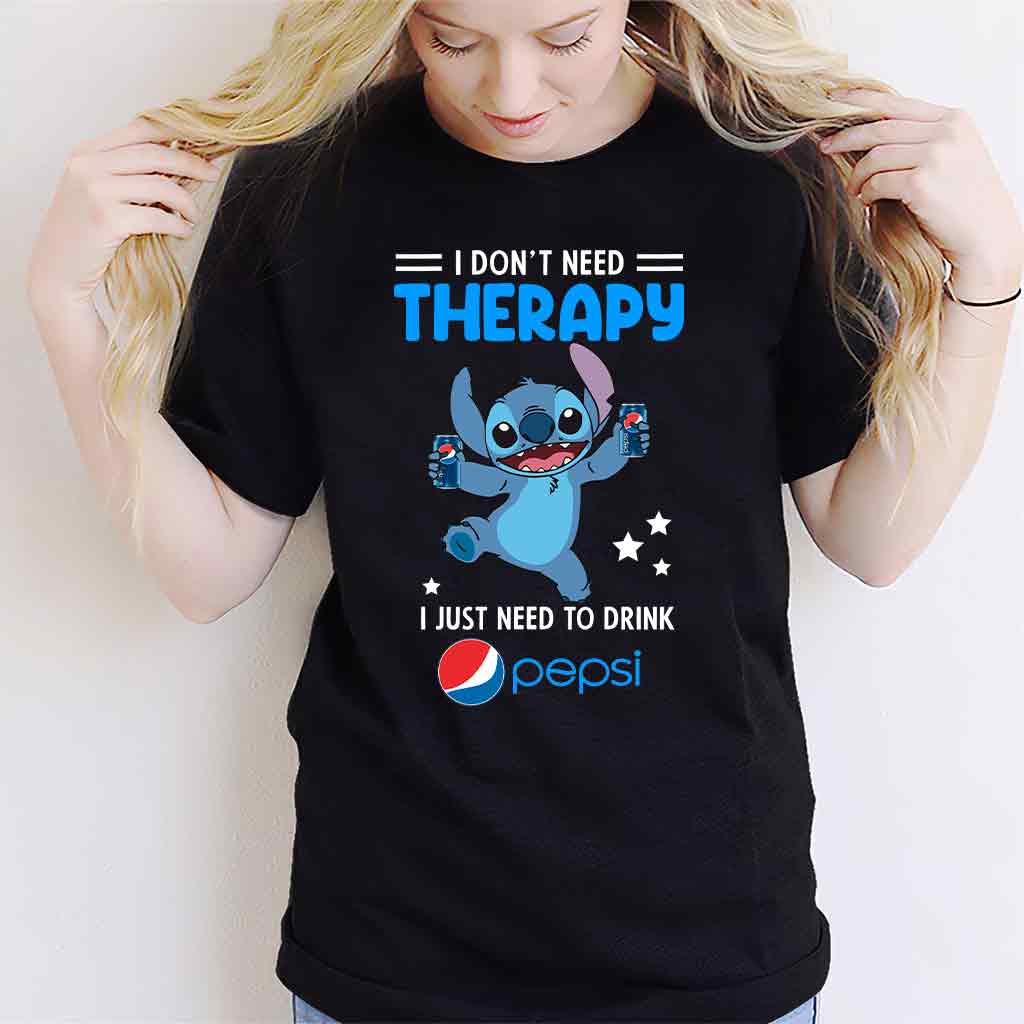 I Don't Need Therapy - Personalized Blue Soft Drink T-shirt and Hoodie