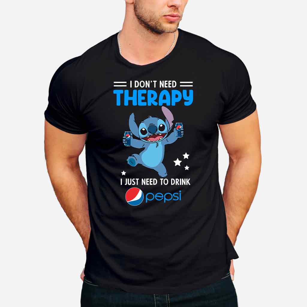 I Don't Need Therapy - Personalized Blue Soft Drink T-shirt and Hoodie