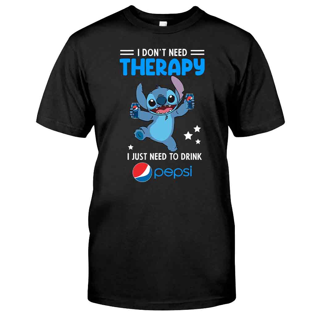 I Don't Need Therapy - Personalized Blue Soft Drink T-shirt and Hoodie