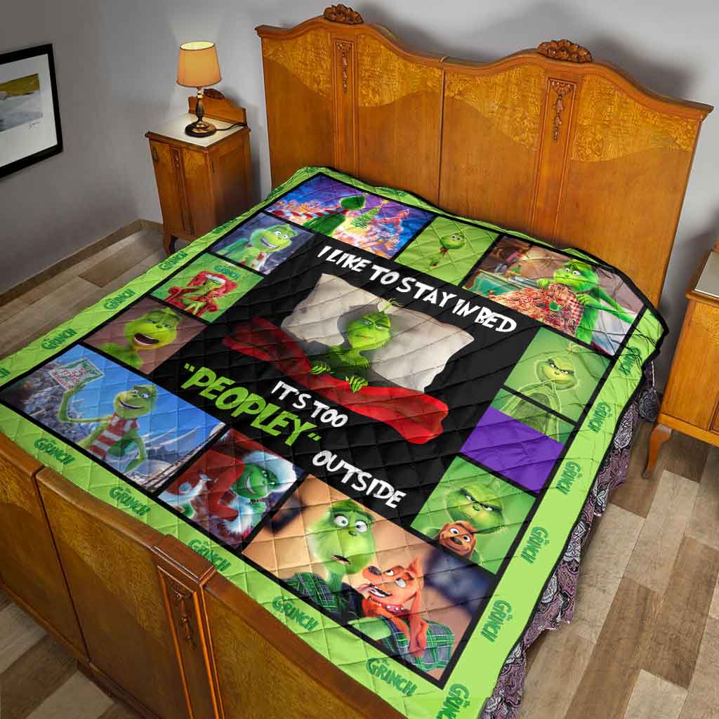 I Like To Stay In The Bed - Quilt 0820