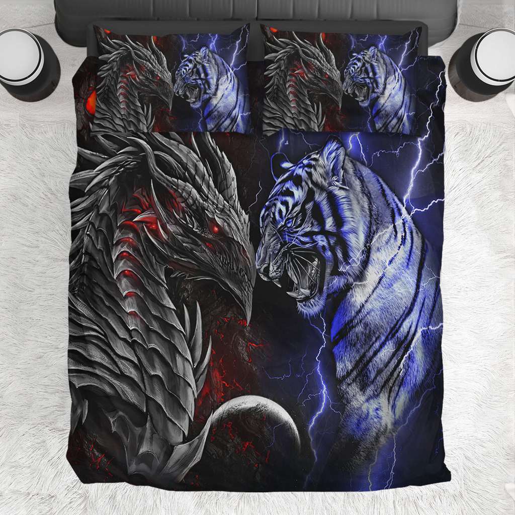 Dragon And Tiger - Dragon Bedding Set 0921