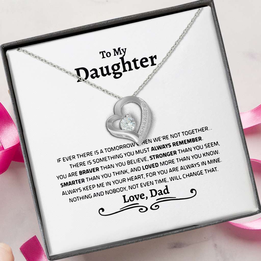 Gift For Daughter From Dad Daughter Father Daughter Gift From Dad To My Daughter Grown Up Daughter - Daughter Forever Love Necklace 0921