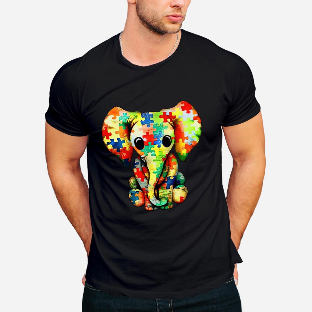 Autism Elephant - Autism Awareness T-shirt and Hoodie 0921