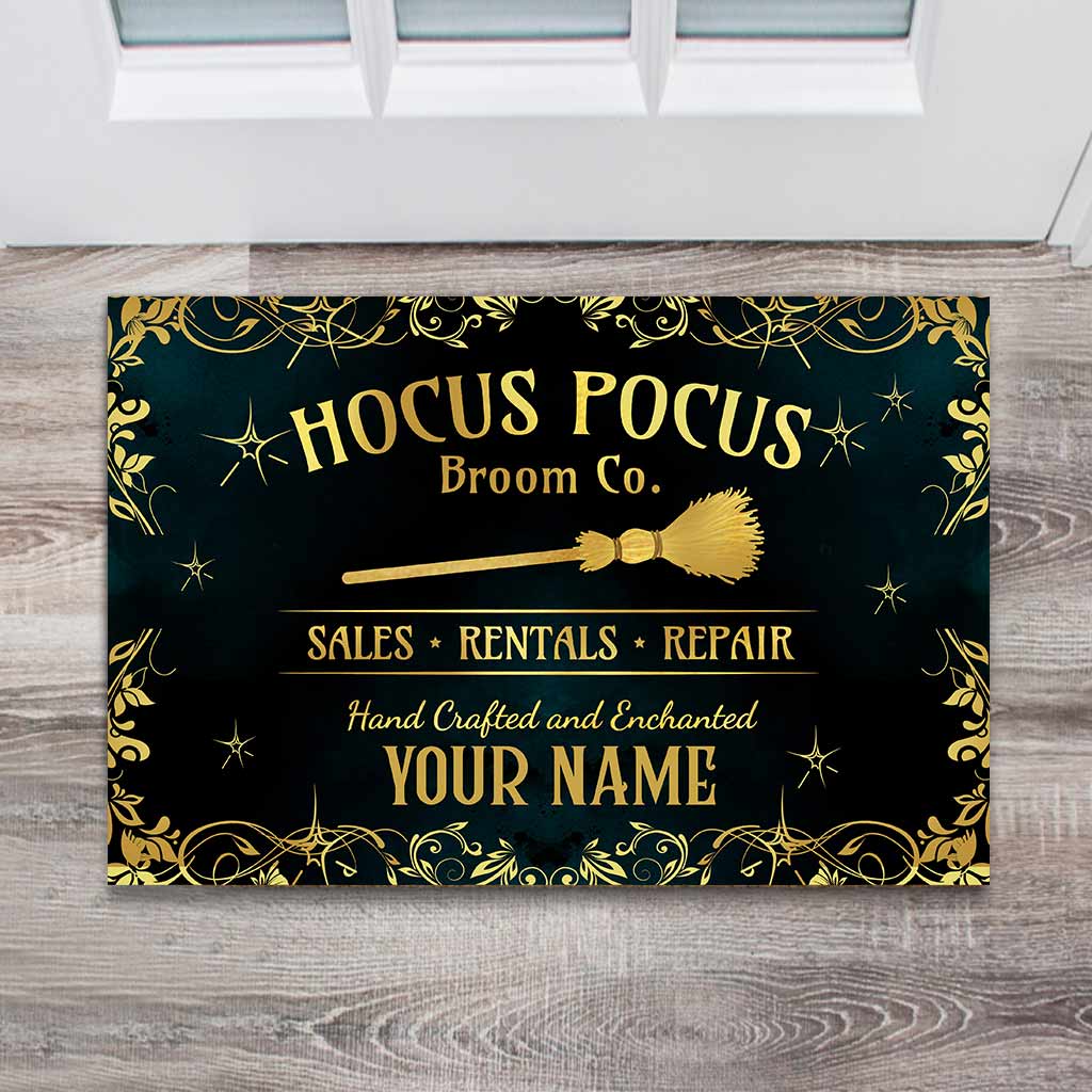 Witch Hocus Pocus Personalized Doormat