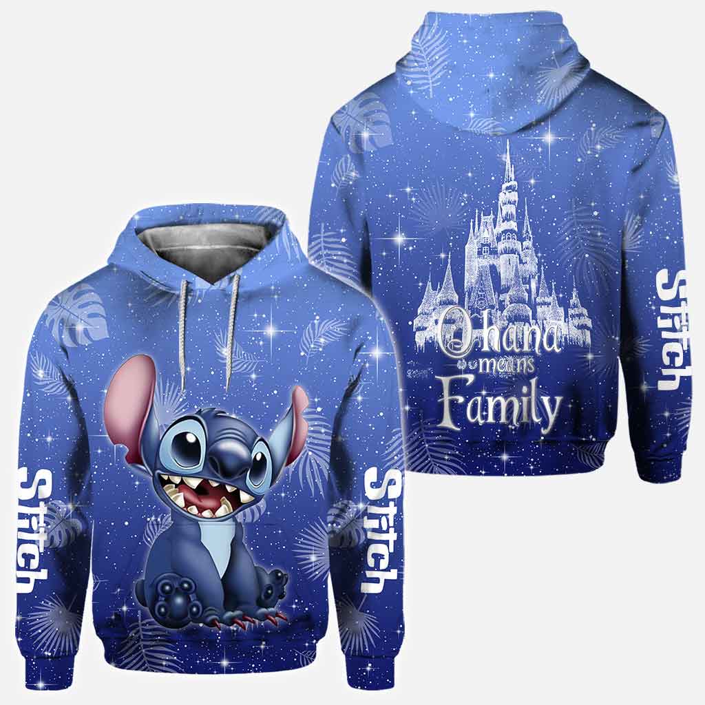 Ohana Means Family - All Over T-shirt and Hoodie 1120