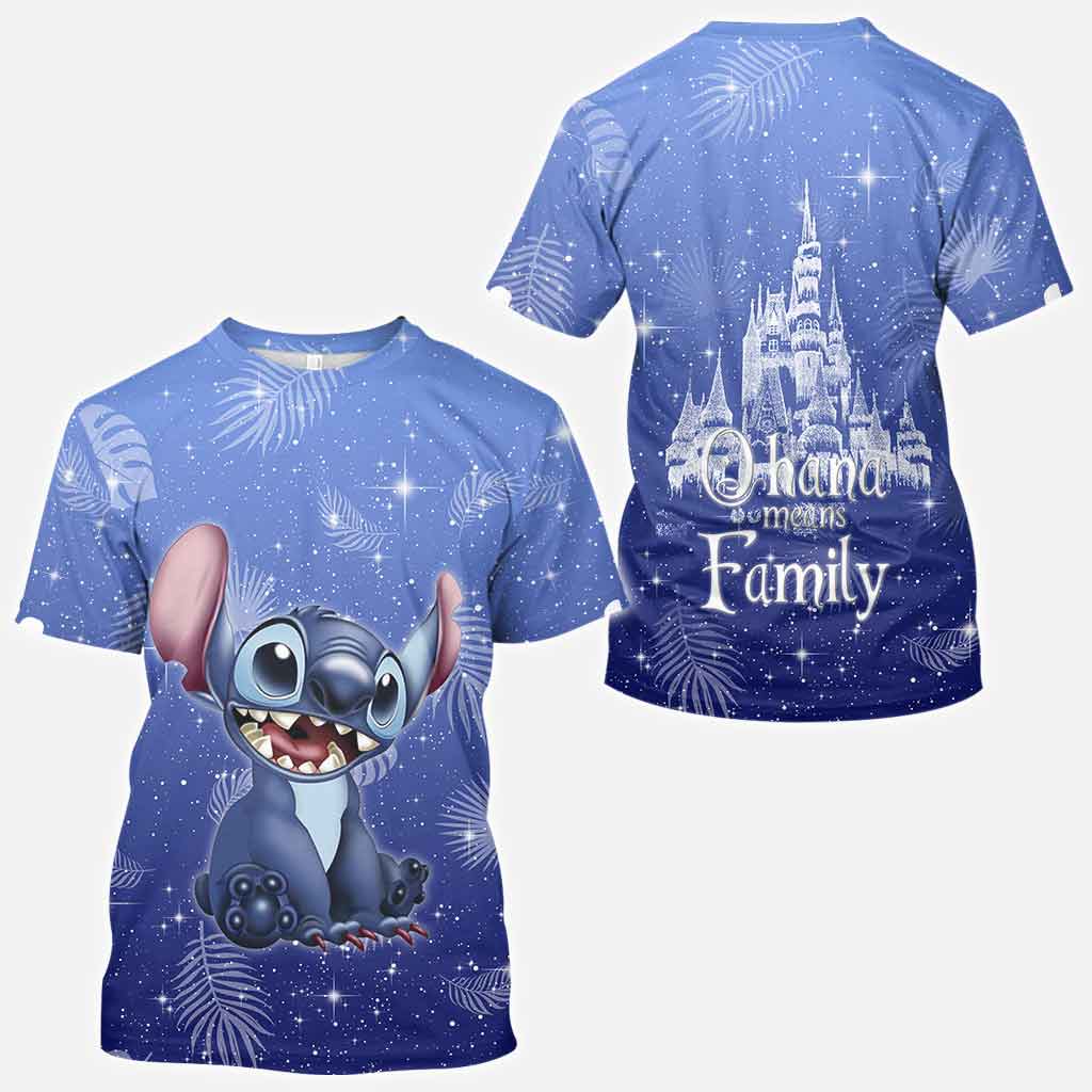 Ohana Means Family - All Over T-shirt and Hoodie 1120