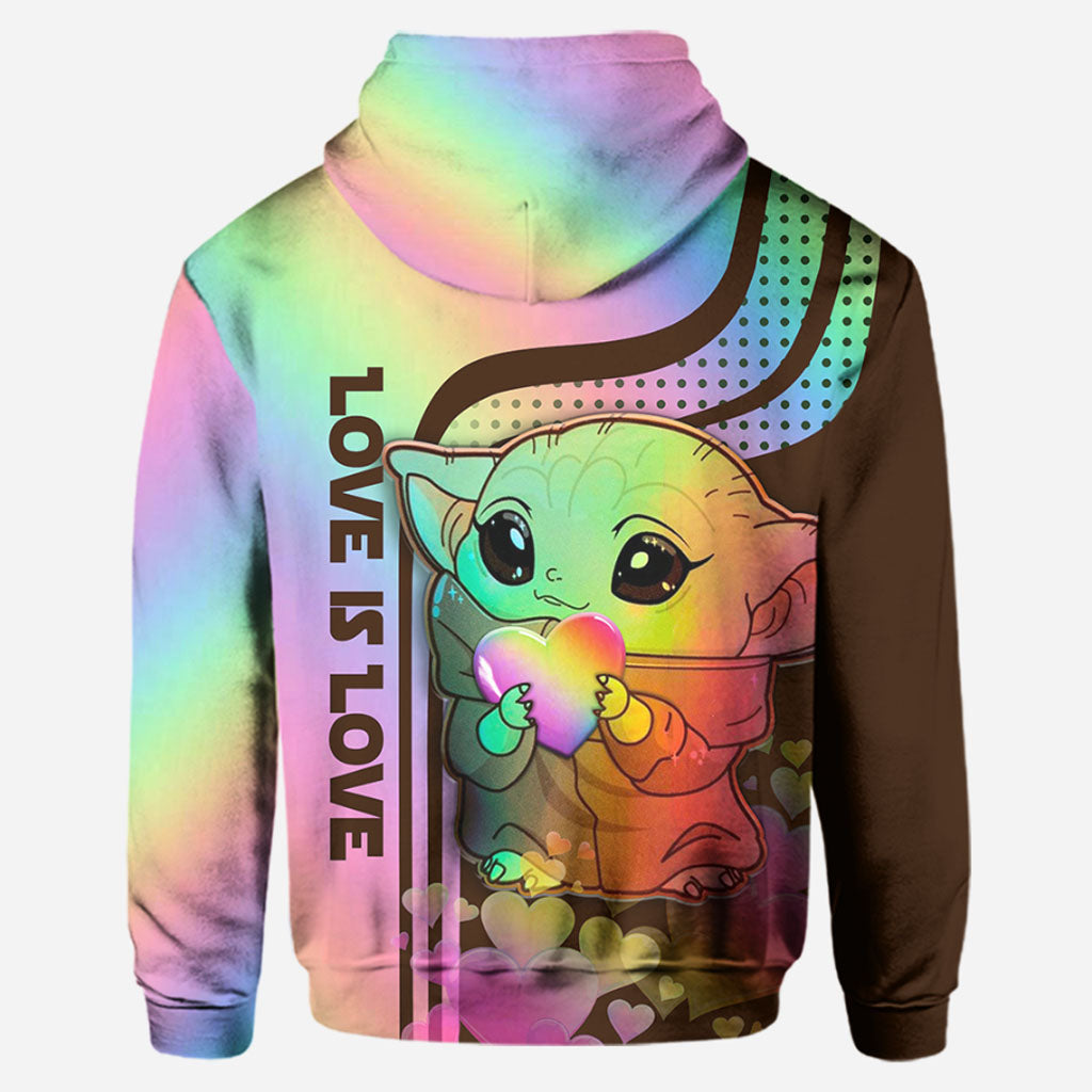 Love Is Love - Personalized LGBT Support Hoodie and Leggings