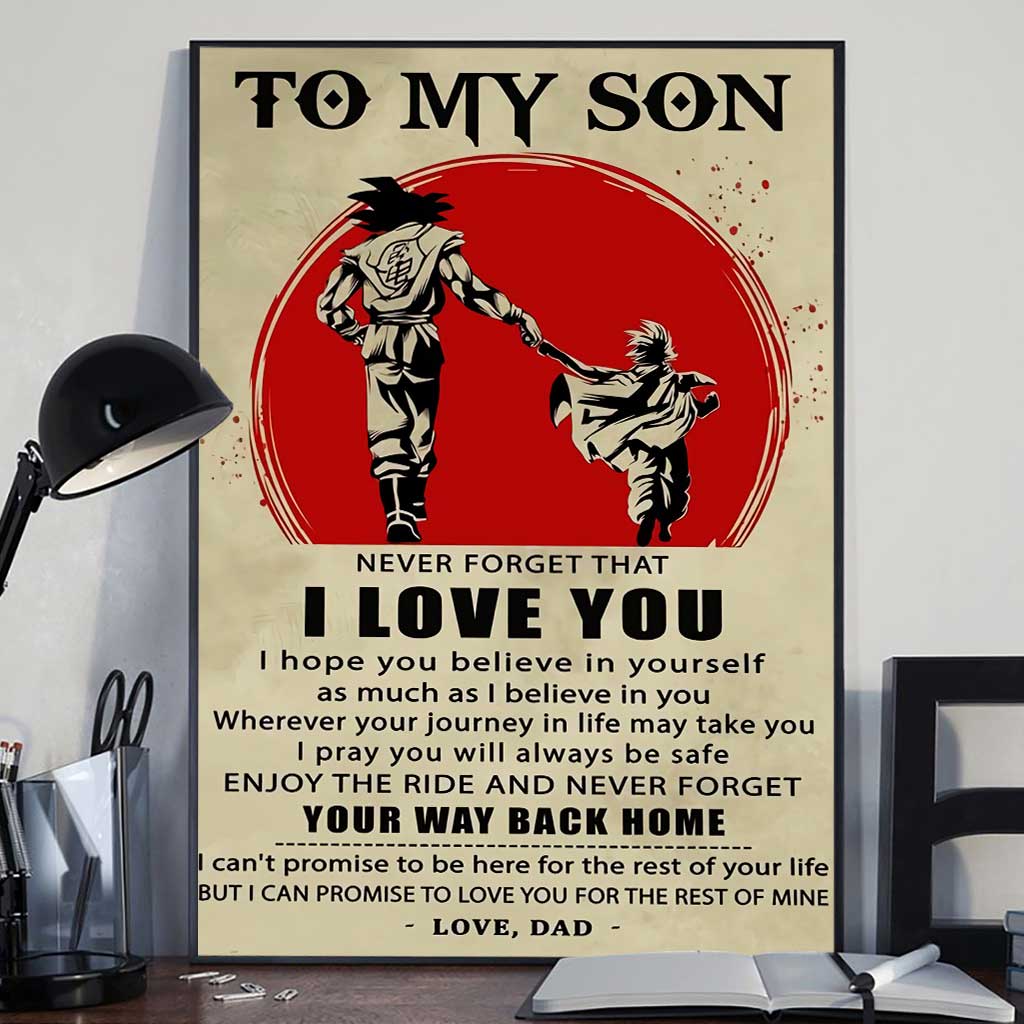 I Love You My Son-  Seven Balls Canvas And Poster 1122